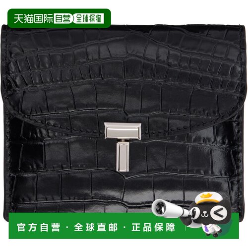 toteme 女士 黑色 T-Lock 卡包 251WAM0042LE0076BLACK001