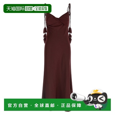 1h可退 潮奢 Self-Portrait 女士 'Burgundy Flower... 缎面服装