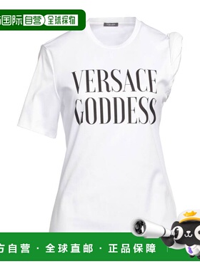潮奢 versace 范思哲 女士 T恤 white白色 舒适时尚