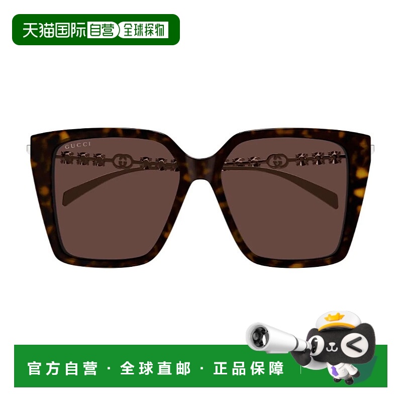 1h可退 GUCCI 女士眼镜 196S5CD0A16821 AW2026 棕色 Gucci Gg196