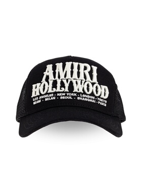 AMIRI 男士帽子 AMSAHE10150001 SS2026 黑色 Baseball cap