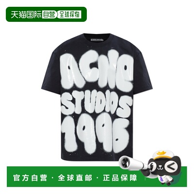 ACNE STUDIOS 男士T恤 FNUXTSHI000116CL0333J83BLACKWHITE