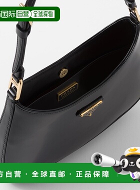PRADA 女士斜挎包 1BC169069VHOOF03KJ CO 黑色 可调节肩带单肩包