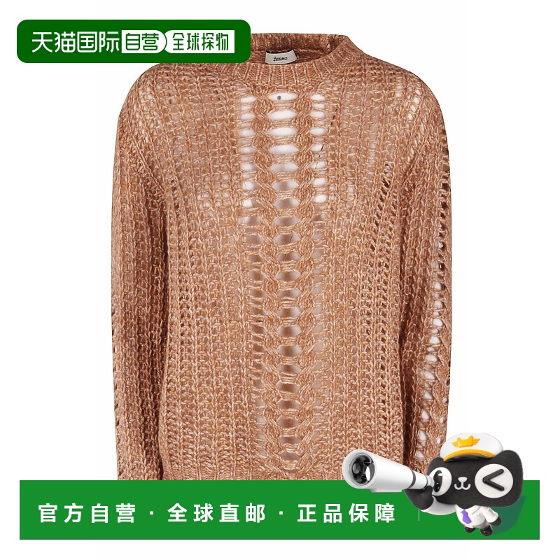 1h可退 HERNO 女士针织衫 MG000184D721152157 AW2025 棕色羊毛
