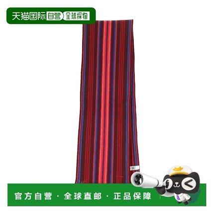 1h可退 潮奢 Paul Smith 保罗 史密斯 男士 Scarfs 红色围巾 151F