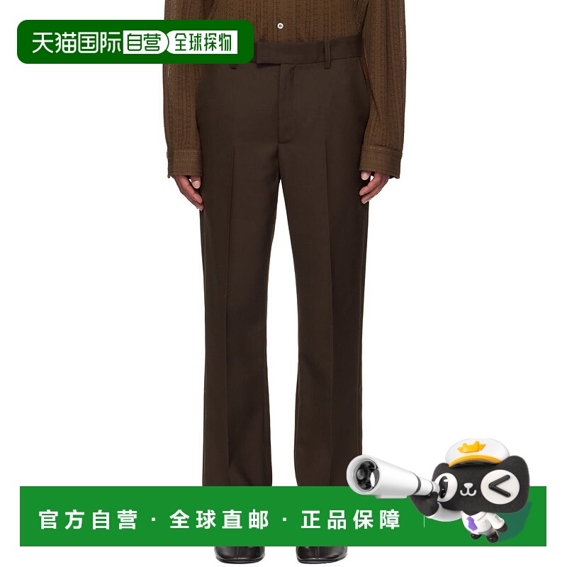 1h可退 潮奢 Sefr 男士 棕色 Mike Suit 长裤 MFW24MIKESUITSLU