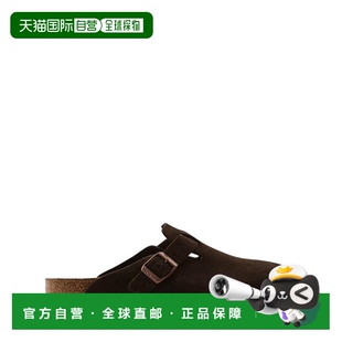 勃肯 Birkenstock 女士 Boston 1h可退 绒面革平底凉鞋 潮奢