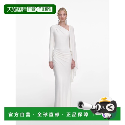 1h可退 SELF-PORTRAIT 女士连衣裙 RS26505XWWHITE SS2026长裙