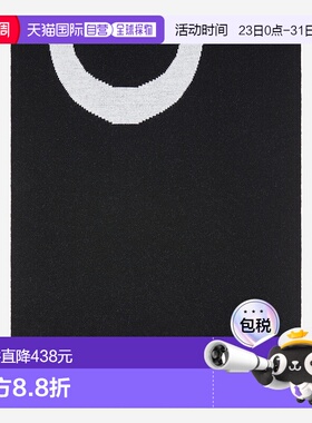 PINKO 女士围巾 105988A2Z5ZZ2 AW2025 黑色 印有PINKO字样标志围