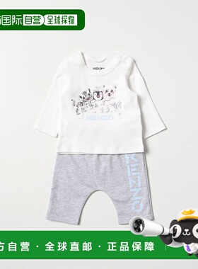 KENZO KIDS 男童套装 K9808110P AW2022 灰色 T-SHIRT+PANTS