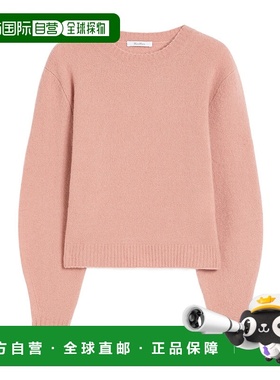 MAX MARA 女士针织衫 1366095906004 AW2025 粉红色 圆领长袖毛衣