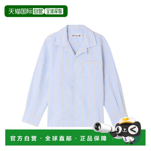 BONPOINT 男童衬衫 P06BSHW00001215 AW2026 蓝色 长袖衬衫