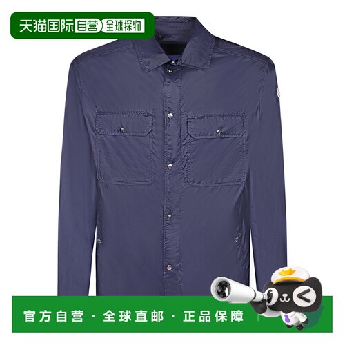 MONCLER 男士衬衫 2F00054597SN742 SS2026 蓝色 Lightweight nyl