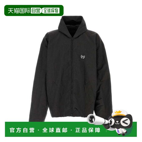 BALENCIAGA 男士外套 831341TST051000 CO 黑色 Oversize jacket