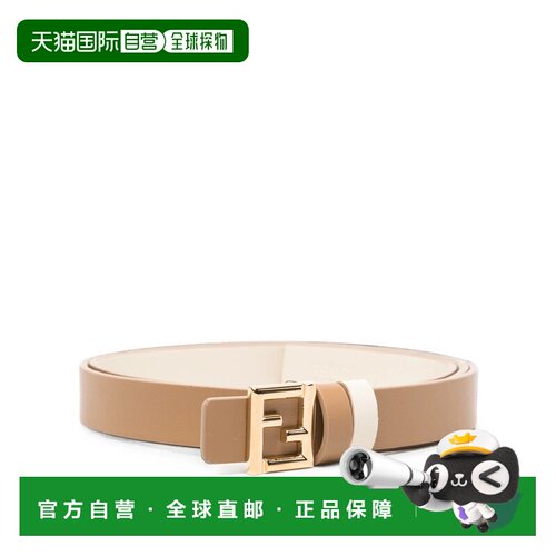 FENDI 女士腰带 8C0791B132F1Y0S AW2026 花色 Reversible camel-