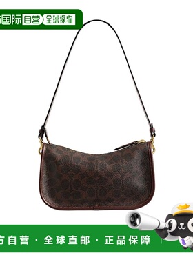 COACH 女士单肩包 CCC38B4YDT AW2025 咖啡色 拉链单肩包