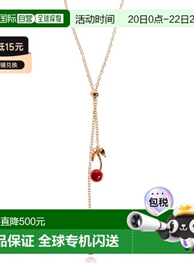 COACH 女士项链 37571282GLD600 SS2026 金色 Cherry motif neckl