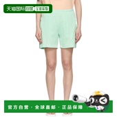 潮奢 女士 Palm 1h可退 Angels 棕榈天使 绿色尼龙短裤 PWCB023S2