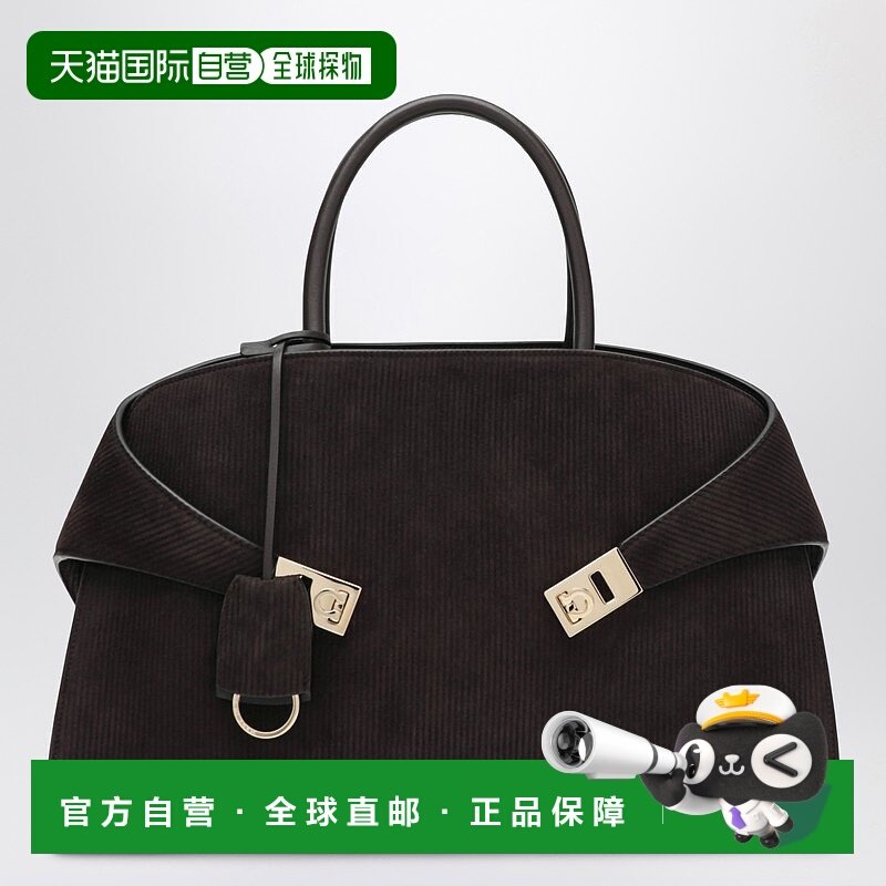 1h可退 潮奢 Salvatore Ferragamo 菲拉格慕 女士 Hug L 柔软棕色,箱包皮具/热销女包/男包,通用款女包,淘宝优惠券,粉丝福利购,淘宝优惠卷