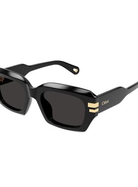 CHLOÉ 女士太阳镜 CH0256S001 SS2026 黑色 全框太阳镜