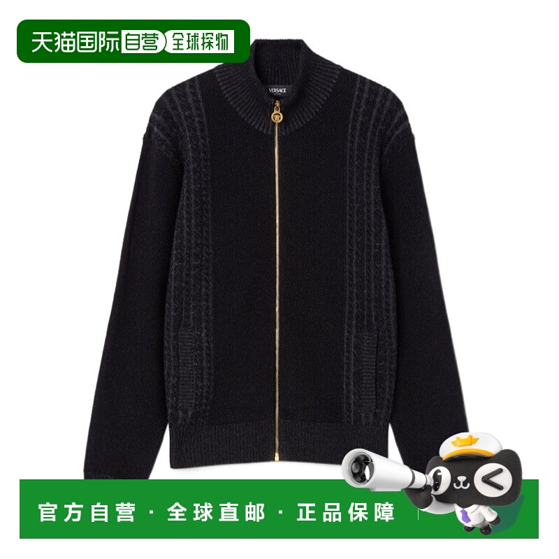 1h可退 VERSACE 男士外套 10205941A146771EF70 AW2025 黑色