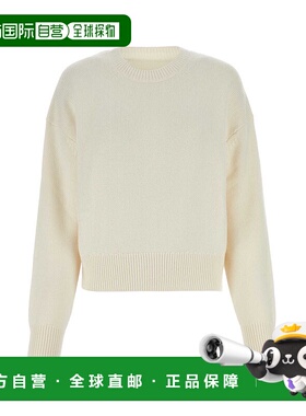 GIVENCHY 女士针织毛衣 BW90M44ZHQ105 SS2024 白色 圆领羊绒长袖