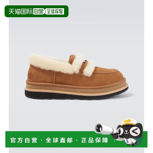 1h可退 潮奢 Sacai 男士 x UGG 绒面革毛羊皮乐福鞋