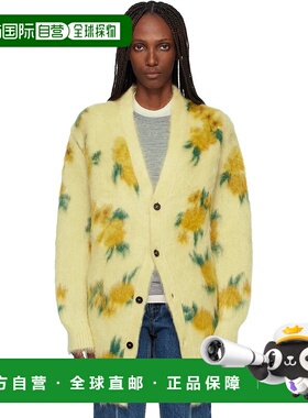1h可退 潮奢 Jil Sander 吉尔 桑达 女士 黄色 Mohair Silk Flora