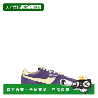 AUTRY 女士运动鞋 WSLWUB16 SS2025 紫色 Windspin suede and lea