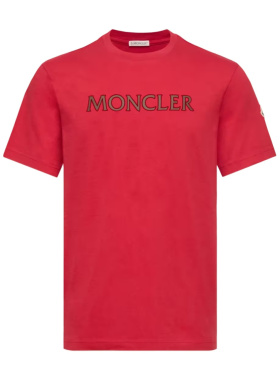 1h可退 奢淘 Moncler 圆领短袖T恤 男 L10918C0007589B8U