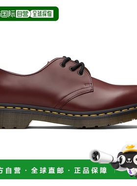 1h可退 潮奢 Dr. Martens 马丁大夫 男士 酒红色 1461 Smooth Lea