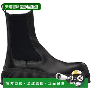 Sander 吉尔 桑达 1h可退 黑色切尔西靴 Jil 男士 J50WU0006 潮奢