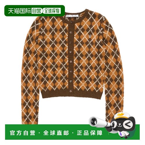 ACNE STUDIOS 女士针织衫 A60695BOD AW2026 白色 圈圈菱形针织开
