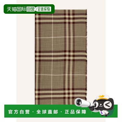 BURBERRY 女士围巾 100313058018000 CO 花色 Scarves with silk