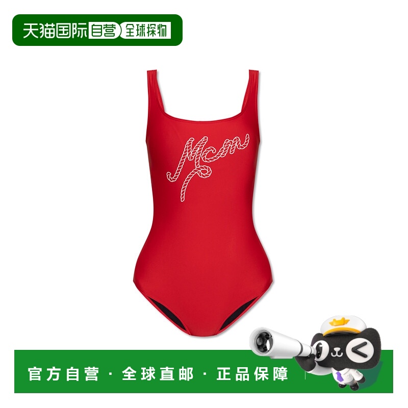 1h可退 MCM 女士泳装 MFWFSMM030XC SS2025 红色 One-piece swims