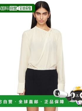 1h可退 潮奢 VICTORIA BECKHAM 维多利亚 贝克汉姆 女士 灰白色 T