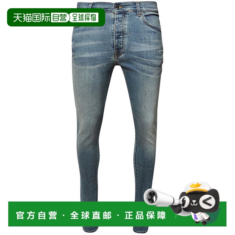 1h可退 AMIRI 男士牛仔裤 PXMD002INDIG SS2025 蓝色 Amiri Jeans
