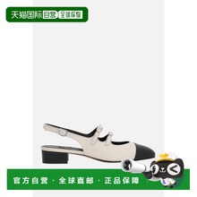 1h可退 潮奢 Carel 女士 Abricot 露跟双色软羊皮高跟鞋 ABRICOT2