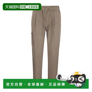 PT00039UR1985 休闲裤 AW2025 灰色 HERNO 腰带袢休闲裤 男士