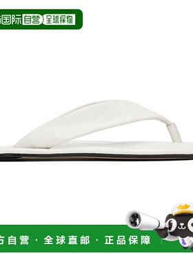 1h可退 潮奢 BY FAR 女士 白色 Dasha 人字拖 MWFFО001CL034WH02