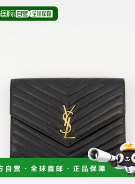 潮奢 Saint Laurent 圣罗兰 女士 Cassandre 馬特拉塞凸紋翻蓋包