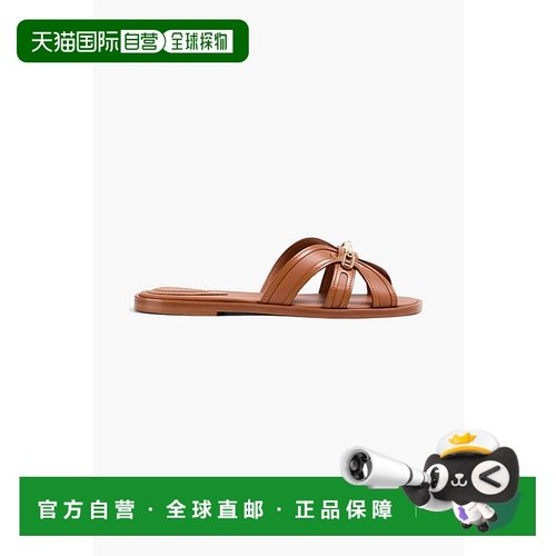 1h可退 潮奢 ZIMMERMANN 女士 精饰皮质凉鞋 5099R24AV