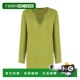 绿色 MAX V领上衣 6196034306040 AW2024 MARA 女士T恤