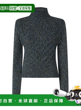 PINKO 女士针织衫 105968A2YBVGC AW2025 灰色 高领针织衫长袖