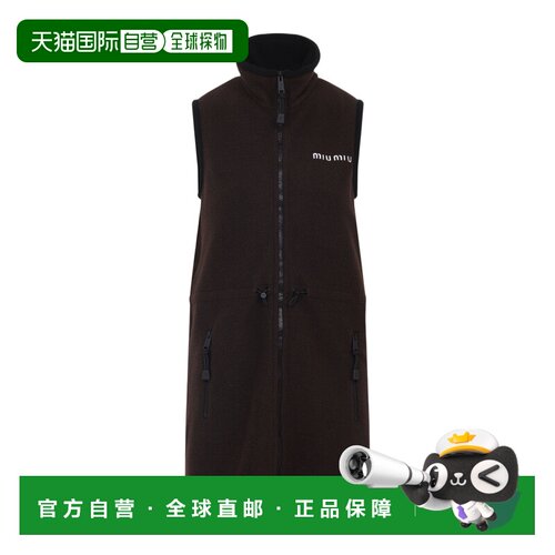 MIU MIU 女士马甲 MF56041732SOOOF0192 AW2025 深棕色