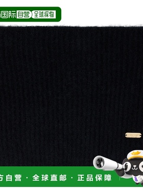 1h可退 潮奢 Tom Ford 汤姆 福特 女士 黑色 Metal Plaque 围脖 S