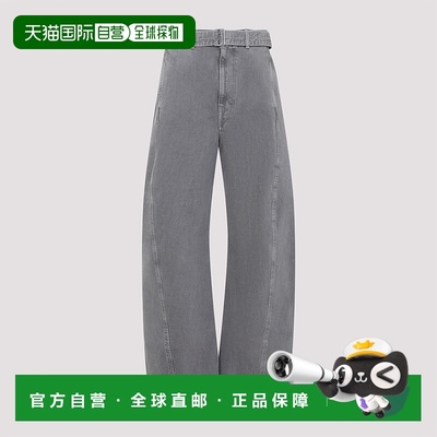 LEMAIRE 男士牛仔裤 PA326LD1062PU828 AW2025 灰色直筒裤