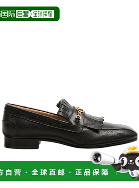 VALENTINO 男士商务正装鞋 YS0L05VMH0NO SS2025 黑色男鞋乐福鞋