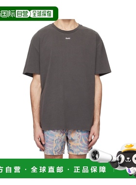 KSUBI 男士T恤 MPS25TE030BLACK SS2025 灰色 短袖T恤