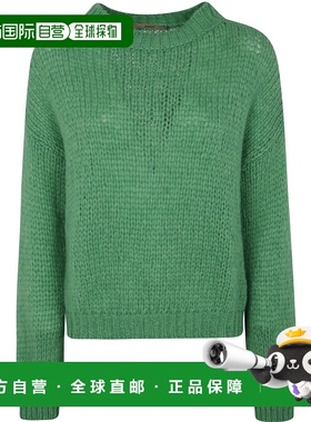 NUUR 女士衬衫 A47001SRA4724 AW2024 绿色 ROUND NECK SWEATER